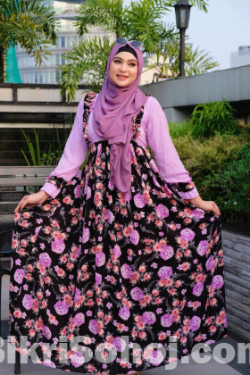 Trendy Digital Print Borka